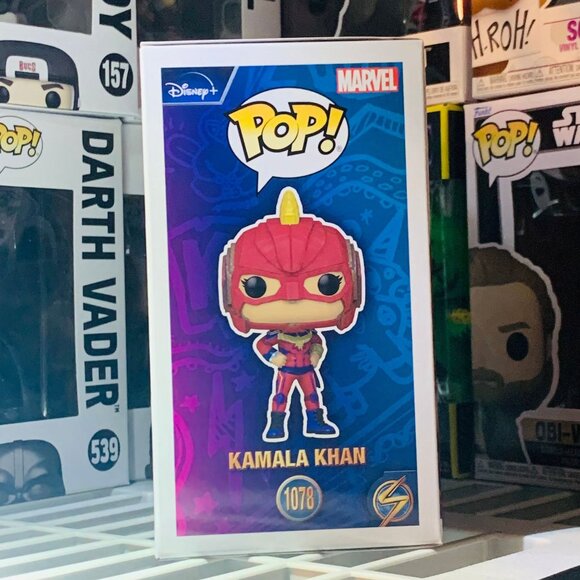 Funko Pop! Marvel Ms. Marvel Kamala Khan Figure #1078! - Picture 5 of 7